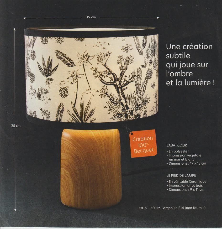 lampe imprim� v�g�tal neuve 5 Thors (17)