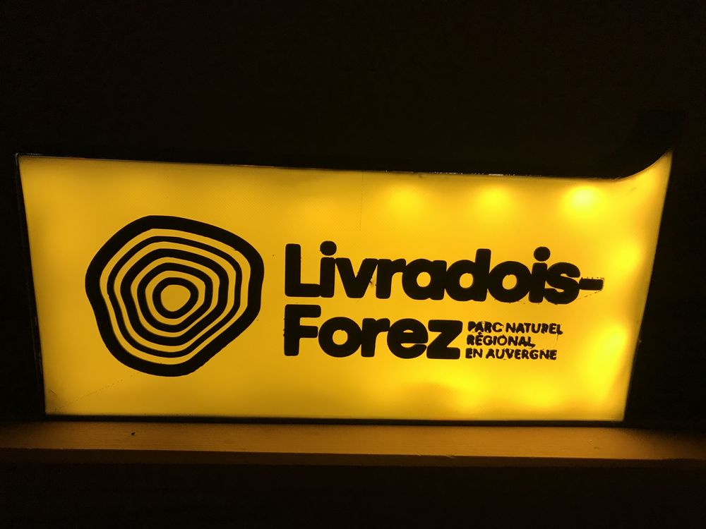 Lampe logo LIVRADOIS FOREZ �clairage led � piles 29 Le Puy-en-Velay (43)