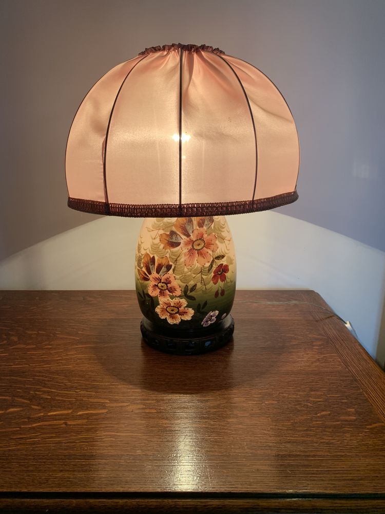 Lampe opaline ancienne 35 Auxi-le-Ch�teau (62)