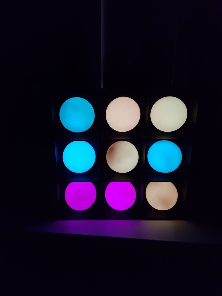 Lampe originale. Avec des ampoules color�es. 10 Cr�teil (94)