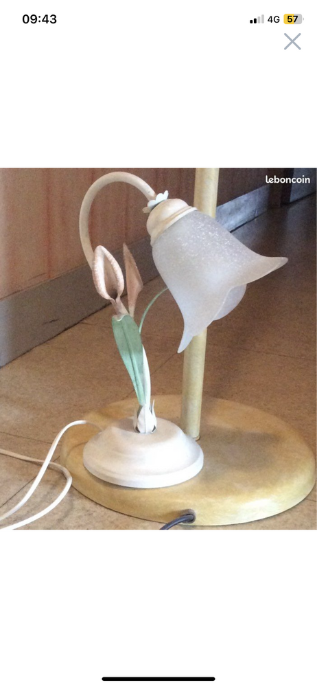 Lampe en p�te de verre 8 Amiens (80)