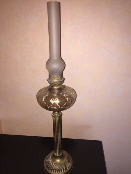 Lampe � p�trole ancienne 65 Laxou (54)