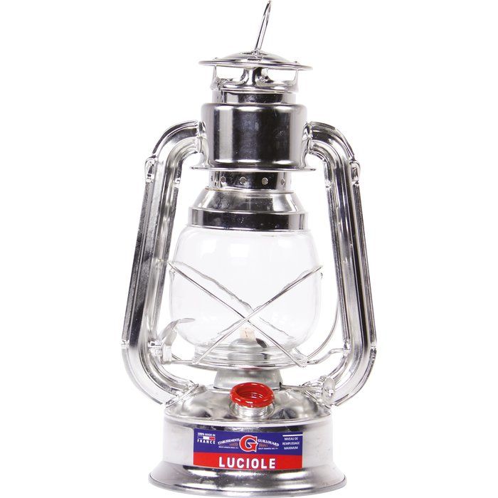 LAMPE � P�TROLE LUCIOLE GUILLOUARD - ACIER �TAM� 55 Saint-Zacharie (83)