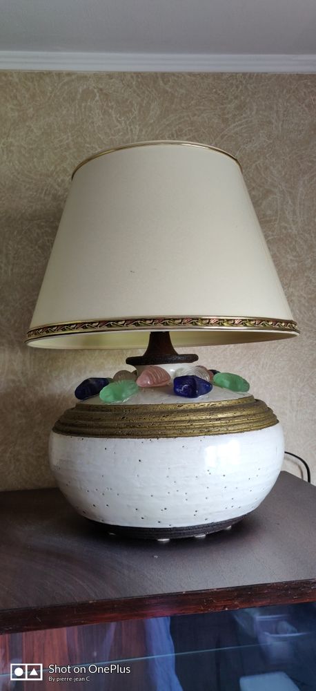 Lampe pied c�ramique avec abat-jour... 70 Grenoble (38)