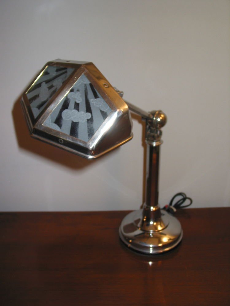 Lampe PIROUETT DE BUREAU art d�co 1930 en bon �tat d'usage A 250 Marseille 13 (13)