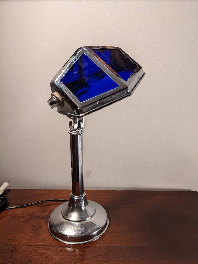 Lampe PIROUETT DE BUREAU art d�co 1930 en parfait �tat d'usa 250 Marseille 13 (13)