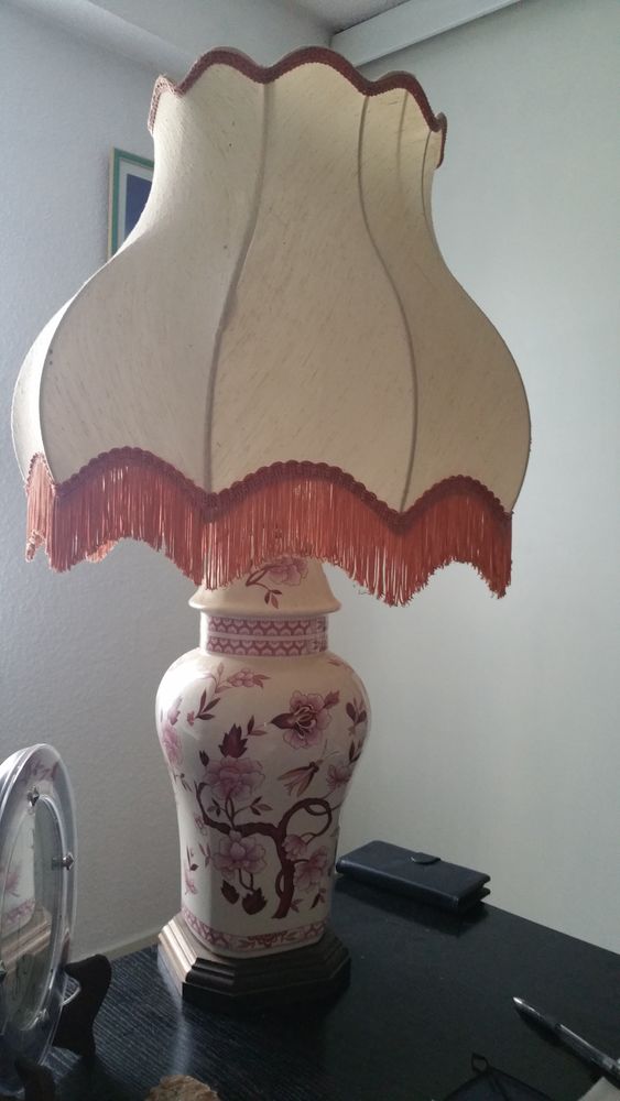 lampe porecelaine abat jour Pagode 30 Pr�milhat (03)