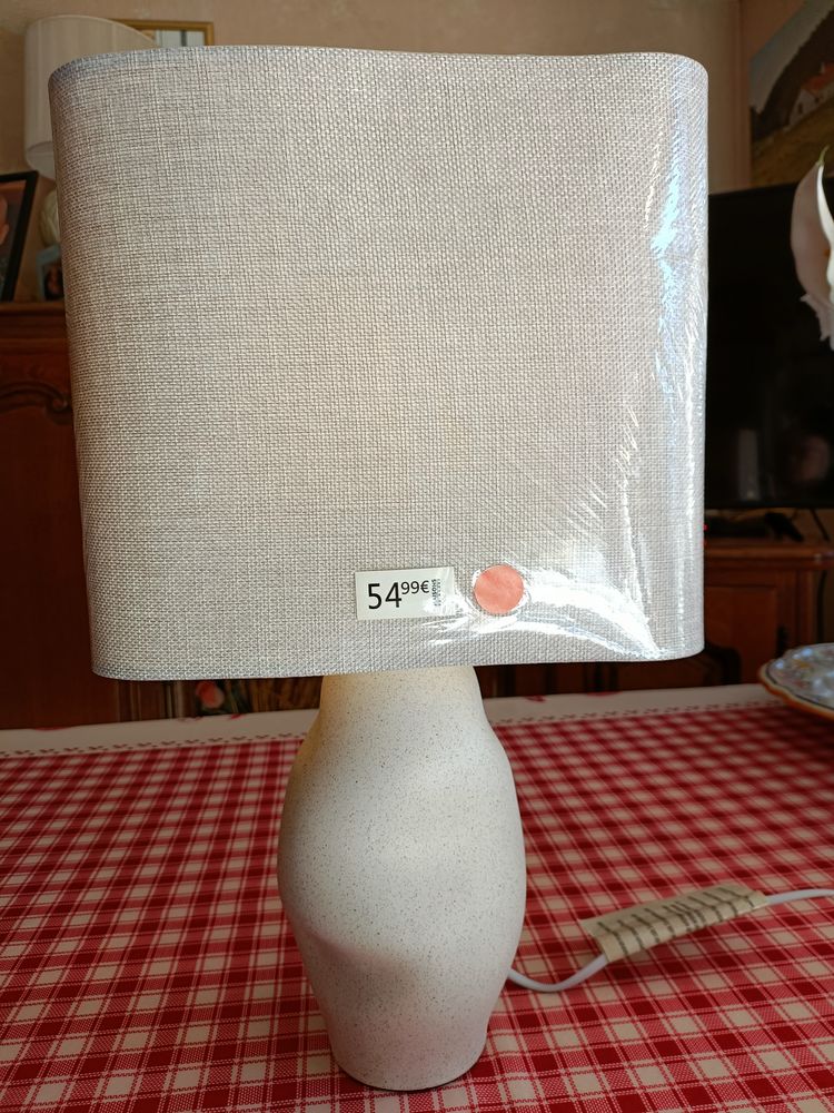 LAMPE A POSER ABAT-JOUR GRISE E14 MAISON DU MONDE 40 Grasse (06)