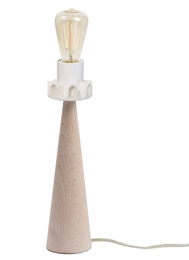 Lampe � poser pied en bois tr�s originale 45 Contes (06)