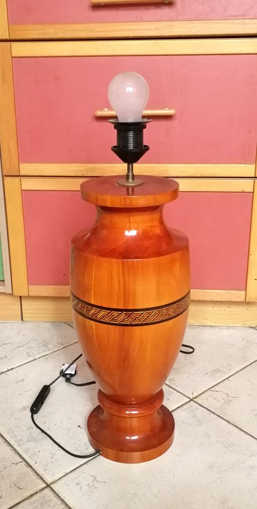 Lampe Luc RABAULT tourn�e � la main - Exemplaire unique 150 Argenteuil (95)