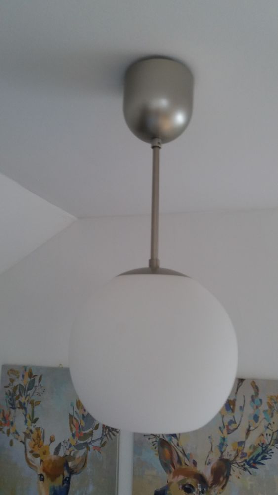 Lampe à suspension en verre