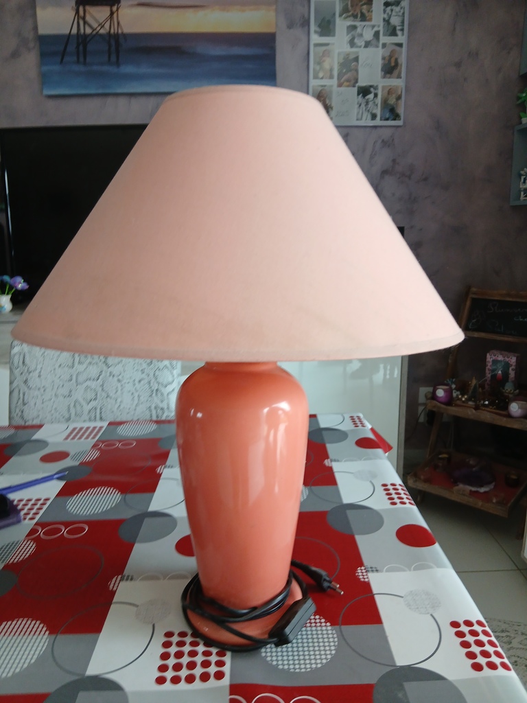 Lampe de table c�ramique p�che 20 La Bernerie-en-Retz (44)