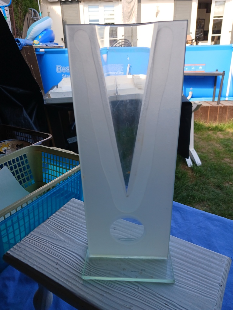 Lampe de table design contemporain en verre 5 Thourotte (60)