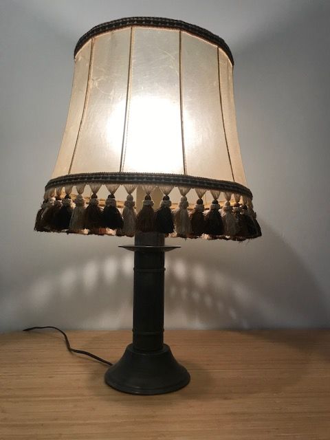 Lampe de table en Etain 45 Nice (06)