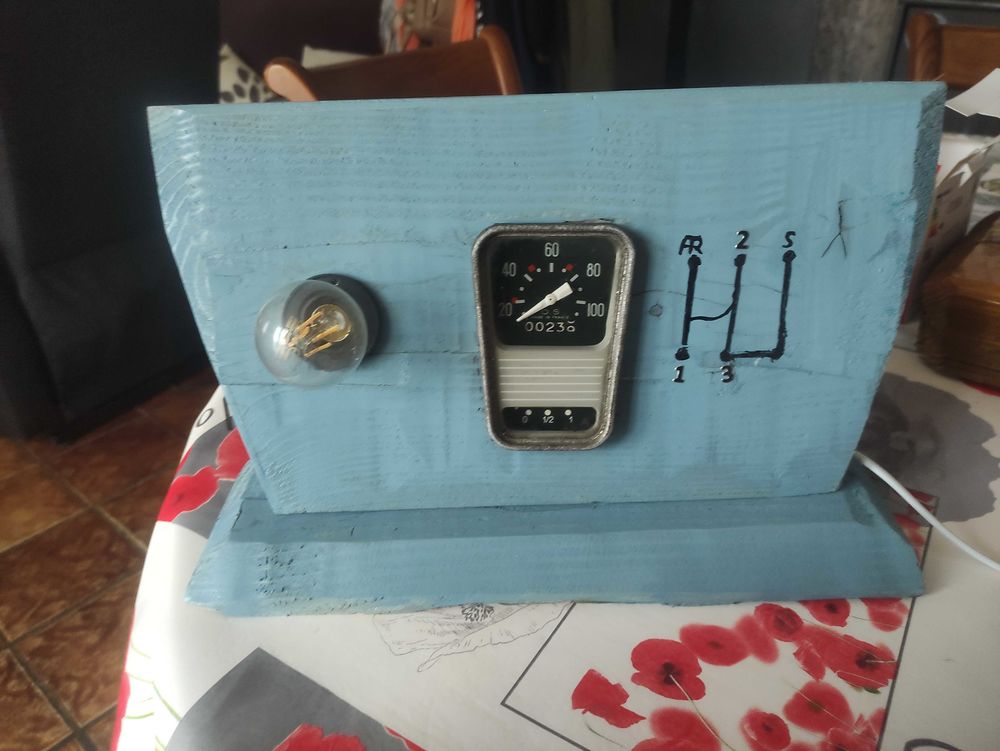 lampe tableau de bord Citro�n 2CV 45 Montescot (66)