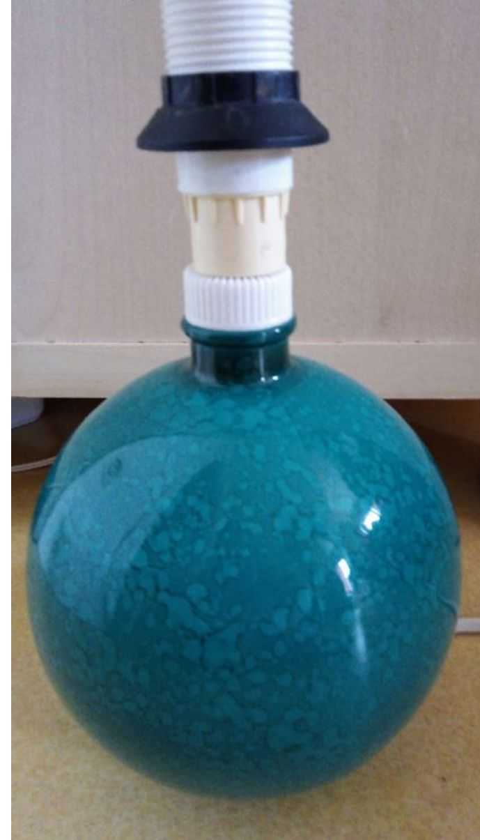 Lampe vintage Robert Schuytener (�tiquette d' authenticit�) 25 Versailles (78)