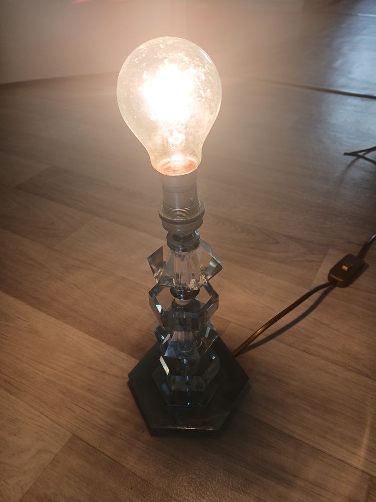 Lampe vintage en verre 10 La Rochelle (17)