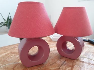 Lot 2 lampes de chevet � poser 7 Saint-Julien-de-Vouvantes (44)
