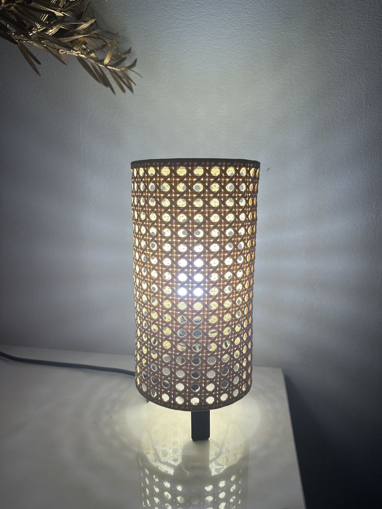 Lot de 2 lampes de chevets en cannage 40 Ventabren (13)