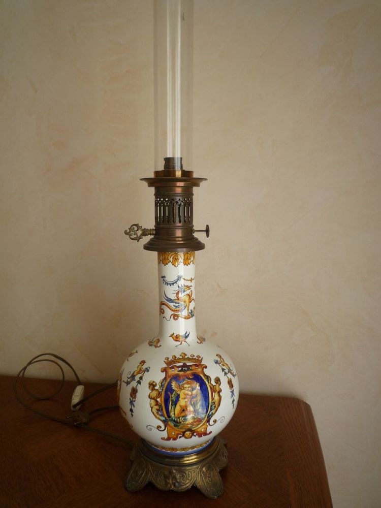  2 Lampes � p�trole anciennes en Gien 650 Taverny (95)