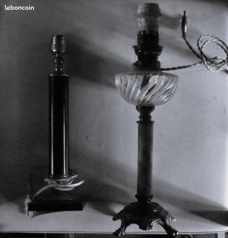 2 LAMPES SUR PIED ANCIENNES 25 Dijon (21)