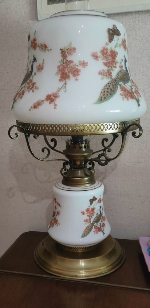 2 lampes style ancien ampoule 80 Avoine (37)