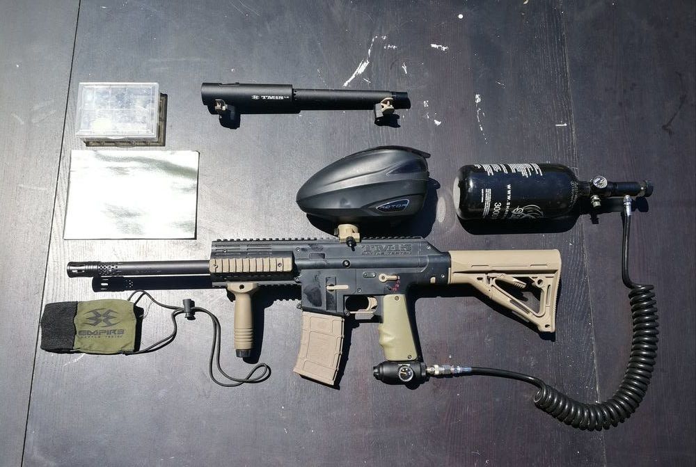 Lanceur de paintbal avec divers �quipements 499 Parthenay (79)