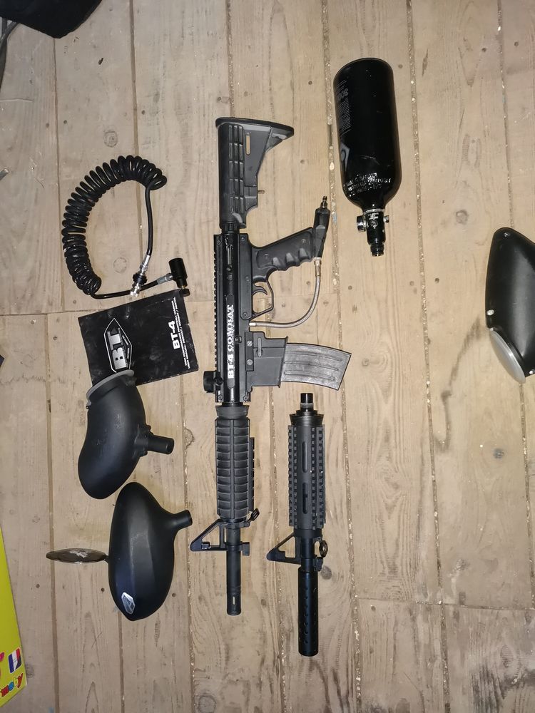 Lanceur paintball bt4 combat + accessoires 150 Commercy (55)