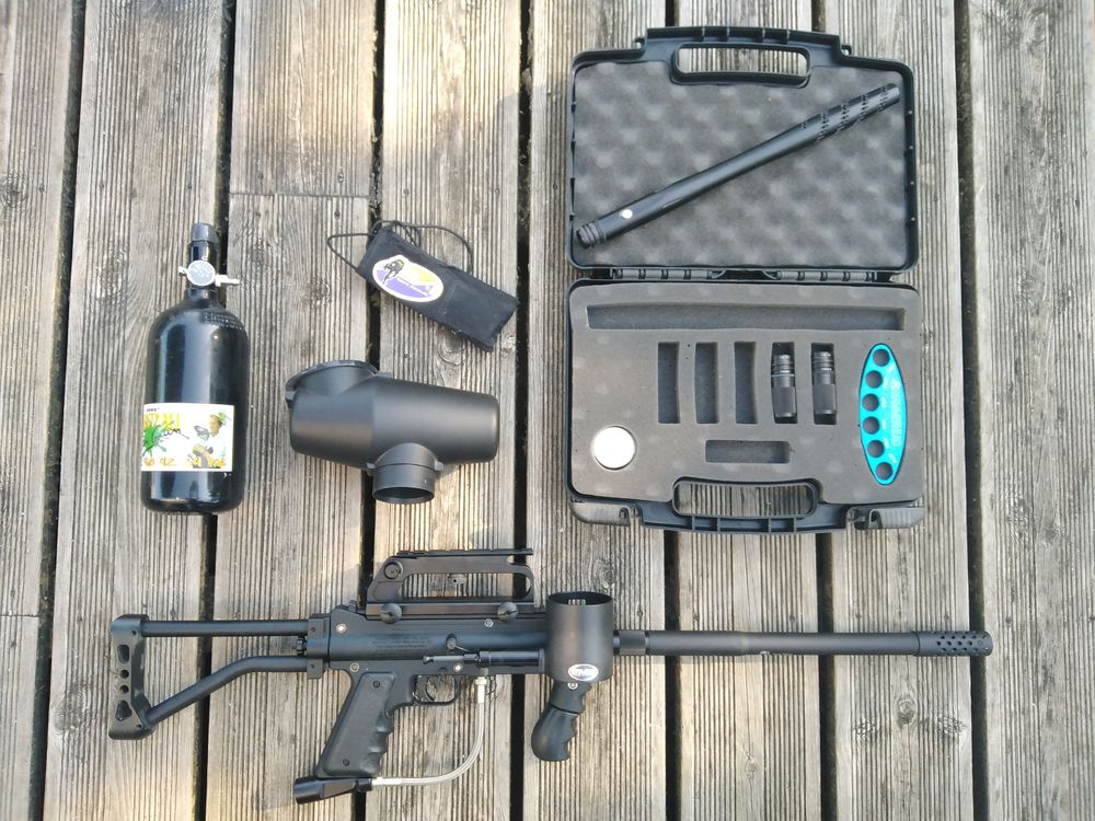 Lanceur Paintball Tippmann 98 custom platinium ACT 355 Bannalec (29)