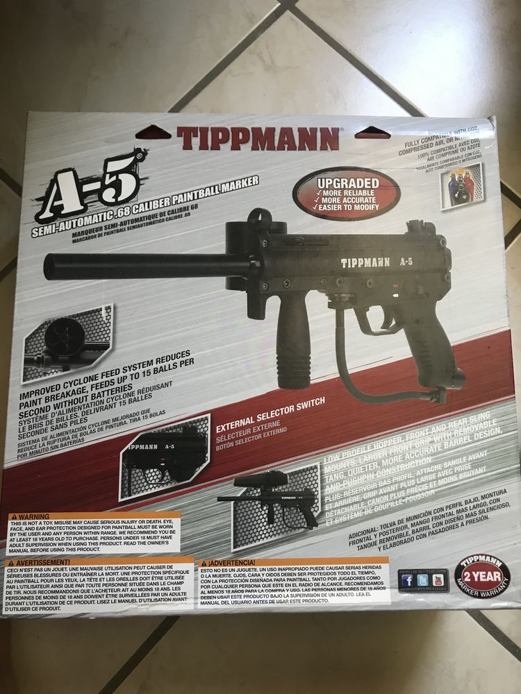 Lanceur paintball Type Tippmann A5 145 Jonqui�res (84)