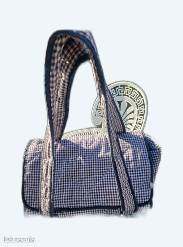 SAC A LANGER TISSU VICHY BLEU 10 Sainte-C�cile-les-Vignes (84)