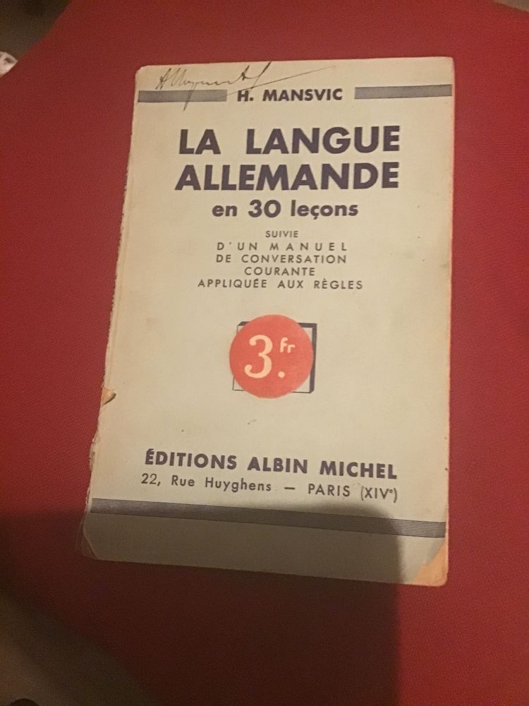 la langue allemande en 30 le�ons fascicule d'occasion . 8 Verneuil-sur-Avre (27)
