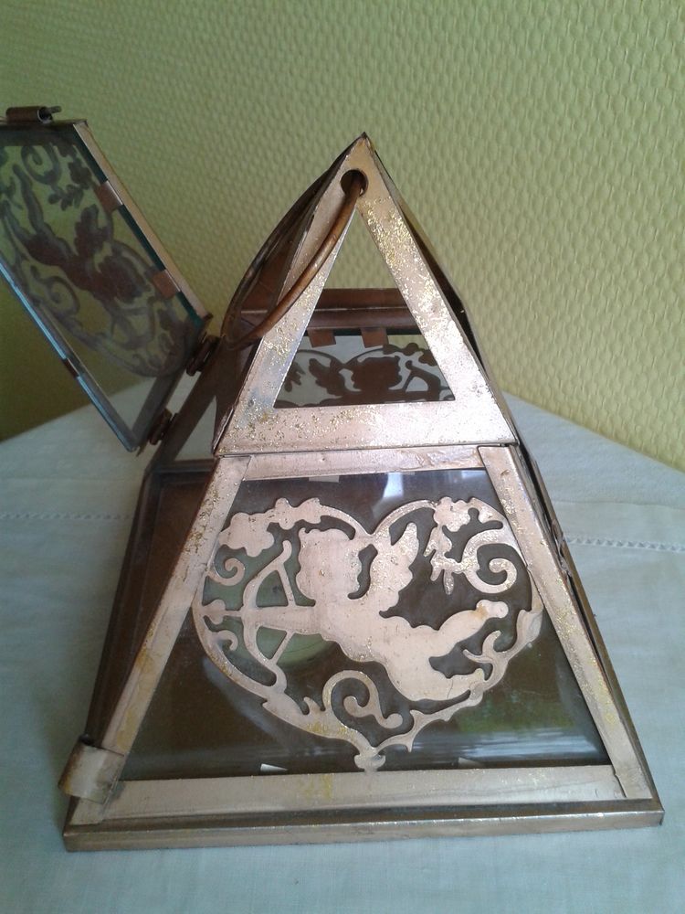 lanterne photophore  neuve en m�tal dor� 10 Dijon (21)