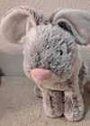 Lapin peluche gris 6 Antibes (06)