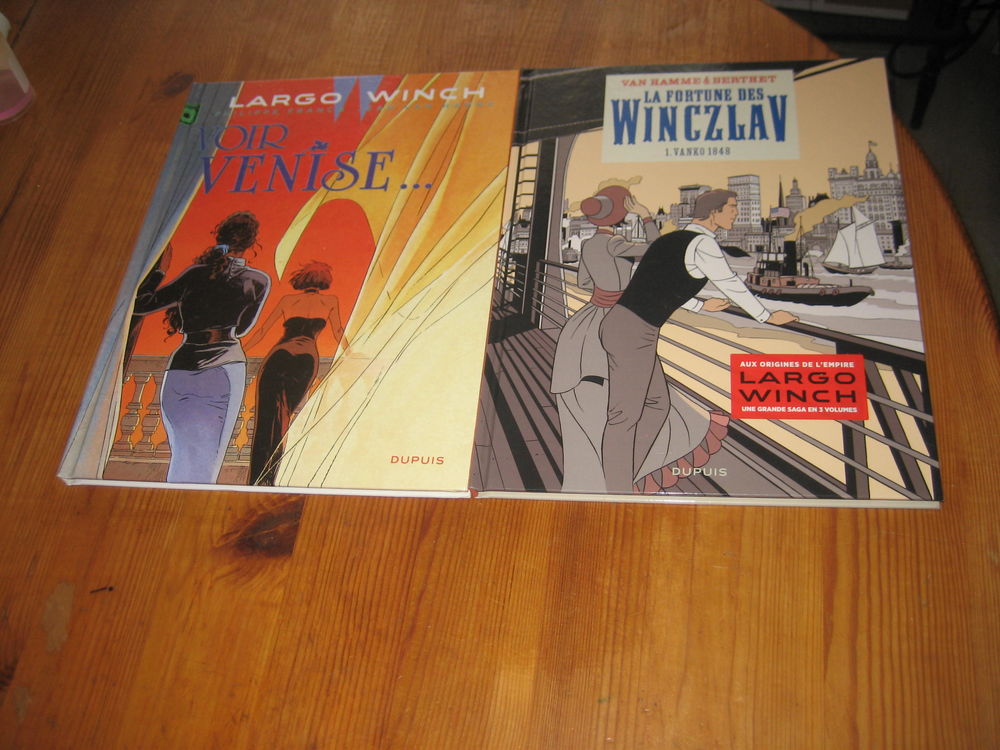 lot 2 bd LARGO WINCH 9+ LA FORTUNE DES WINCZLAV 1 dupuis grand format 14 C�zy (89)