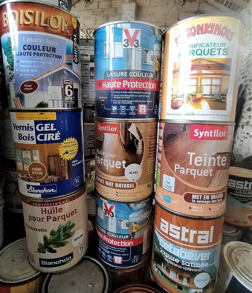 Lasure, vernis, huile, vitrificateur 9 Sarpourenx (64)