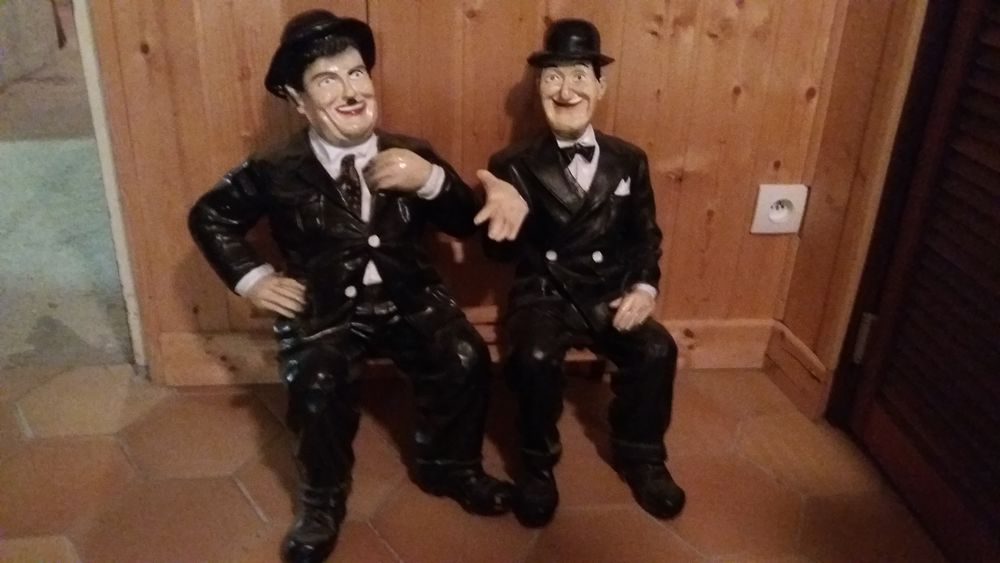 Laurel et Hardy en r�sine 59 Lamorlaye (60)