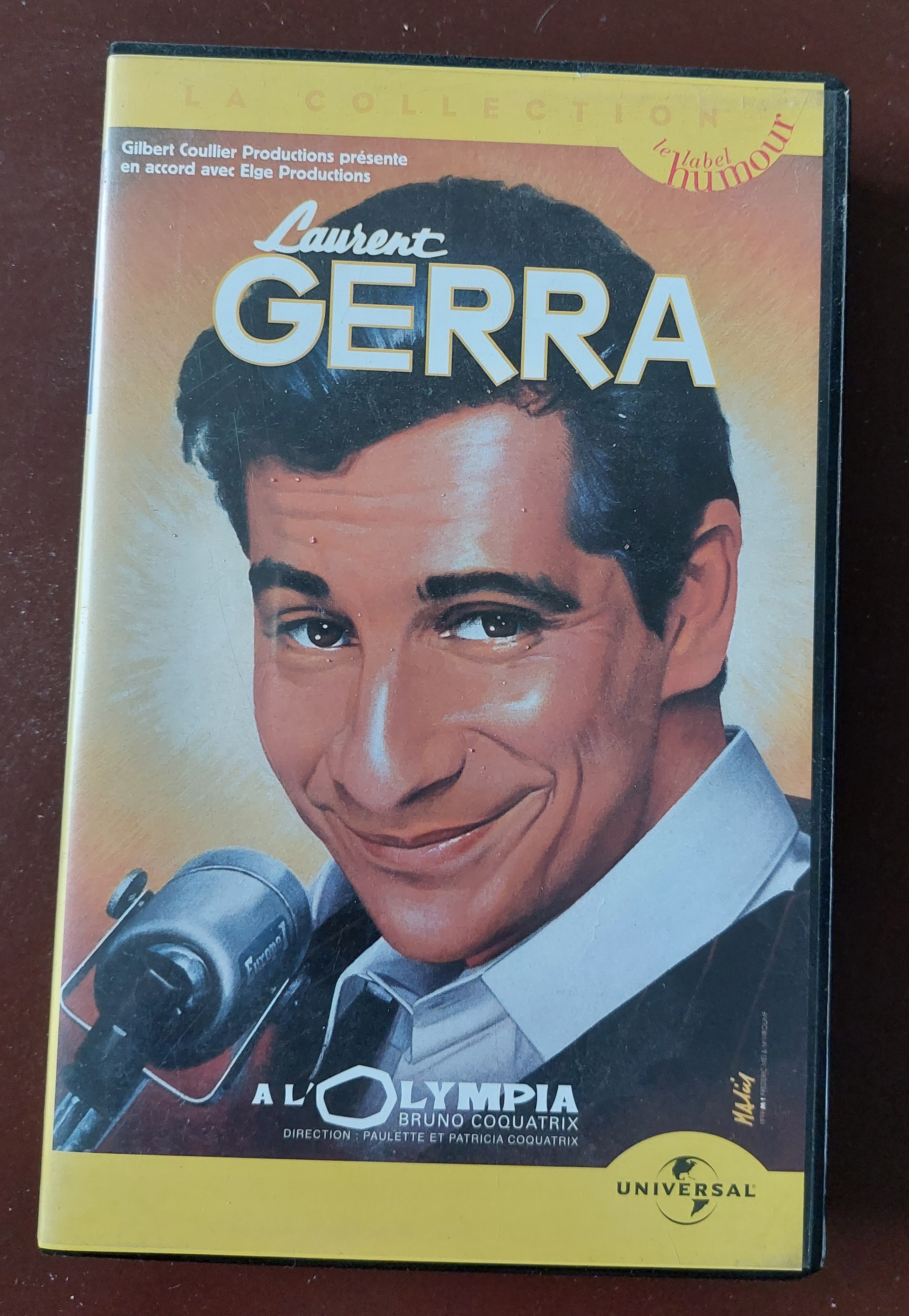 K7 VHS  LAURENT GERRA  � l'Olympia 1 Boulogne-Billancourt (92)