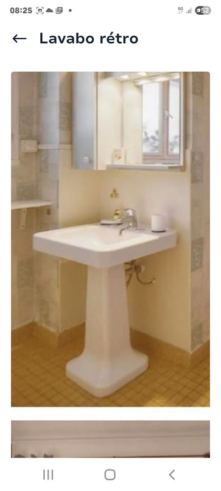 Lavabo c�ramique retro 25 Cannes (06)