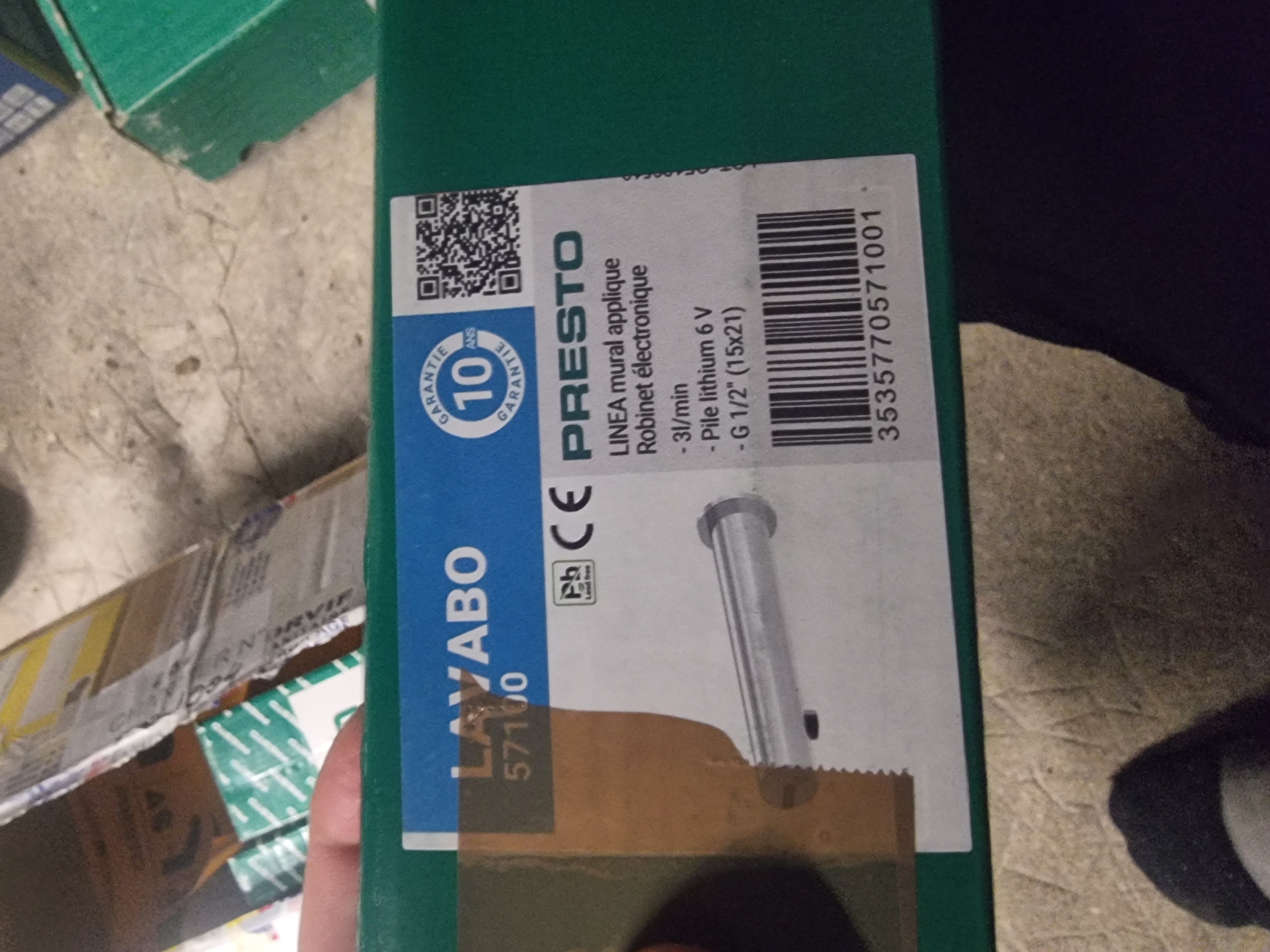 Lavabo robinet �lectrique presto 118 Stains (93)