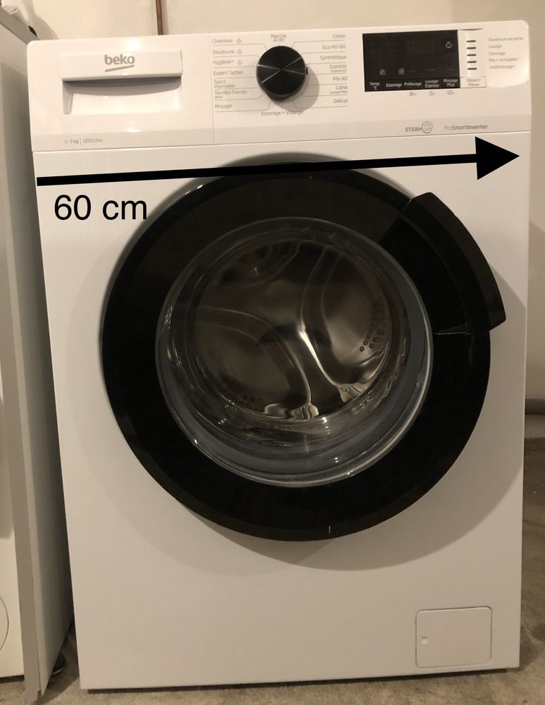 Lave linge - garantie - Faible Profondeur - Beko SteamCure 280 Romagnat (63)