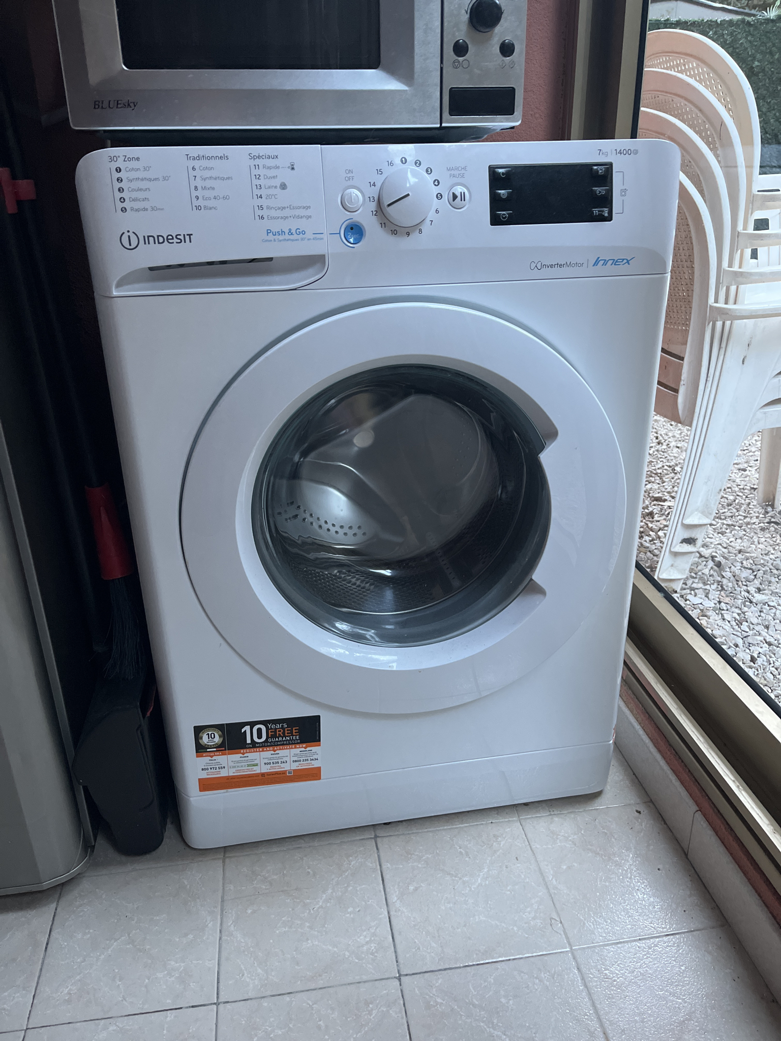 Lave Linge Hublot Indesit encore un an de garantie 230 �ze (06)