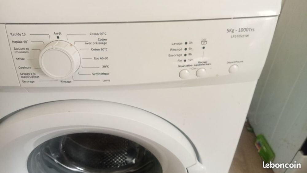 Lave-linge FAR LF510V21W 130 Vichy (03)
