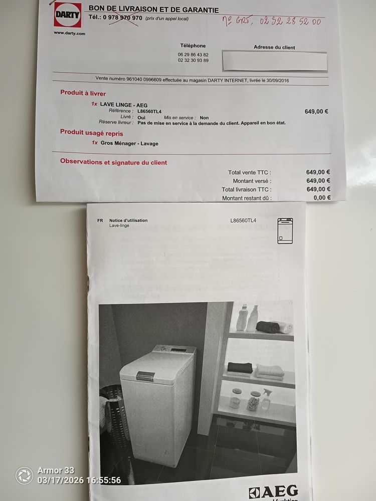 Lave Linge 
AEG 109 Burey (27)