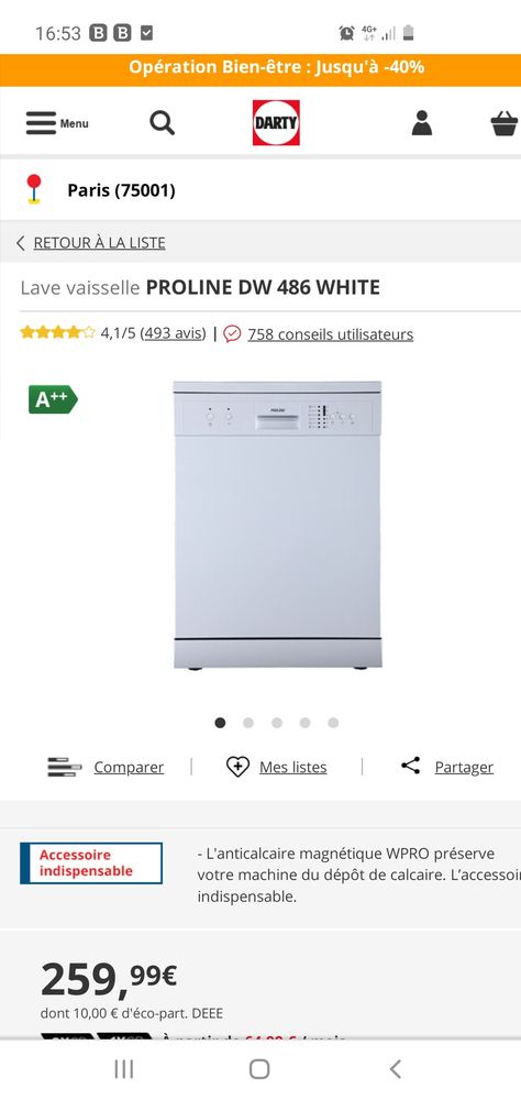 Lave-vaisselle proline 150 Besan�on (25)