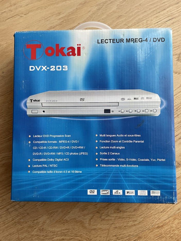 Lecteur DVD TOKAI MPEG-4, Mod�le DVX-203 20 Petiville (76)