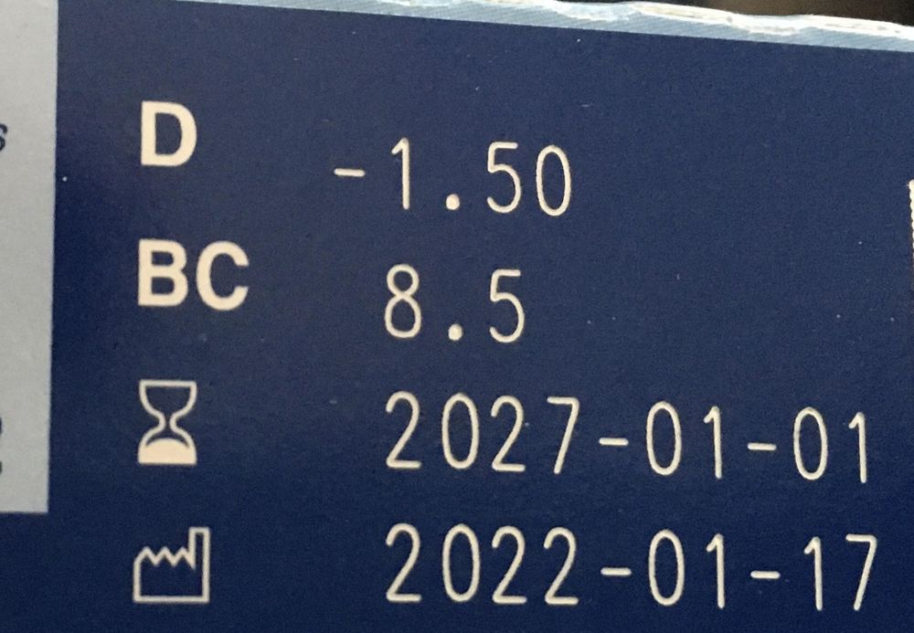 Lentilles Journali�res Myopie - 1.5 25 Paris 10 (75)
