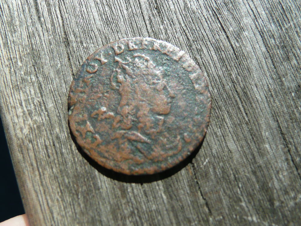 Liard de France ann�e 15..  Louis XIV 5 Bordeaux (33)