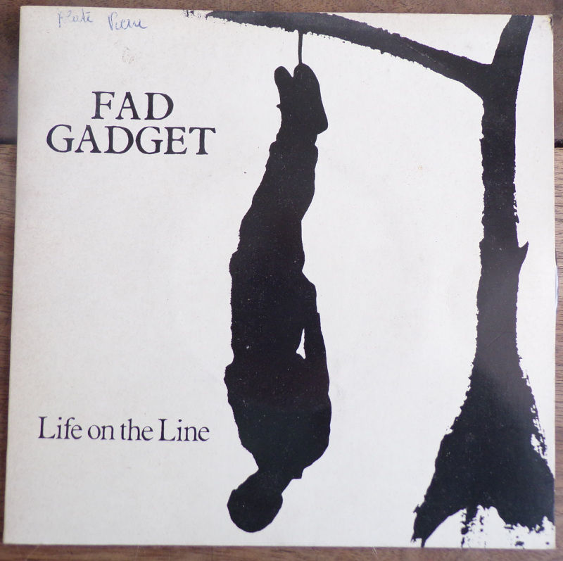 Life on the line Fad Gadget Mute disque vinyle 10 Laval (53)