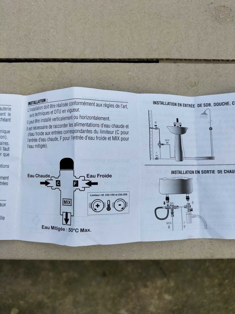 limiteur de temp�rature chauffe eau 35 Beauvoir (50)